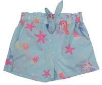 Svetlomodré ľahké kraťasy s hviezdami a mořskou pannou Pep&Co