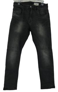 Pánské černé rifle Jean Pascale vel. 33/30