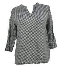 Dámska čierno-sivá vzorovaná blúzka Dockers