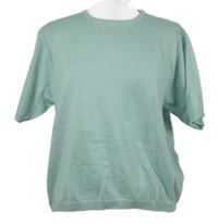 Dámske svetlomodré pletené tričko