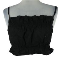 Dámský černý crop top H&M