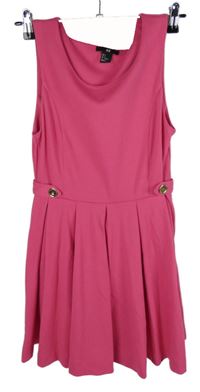 Dámske tmavoružové šaty H&M