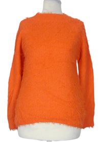 Dámsky oranžový chlpatý sveter Primark