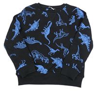 Čierna mikina s dinosaurami zn. PEP&CO