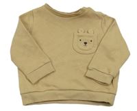 Béžová mikina s medvěďom F&F