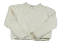 Biely žinylkový sveter C&A