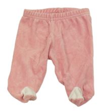 Světlerůžovo-bílé sametové polodupky