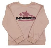 Ružová mikina s nápisom Primark