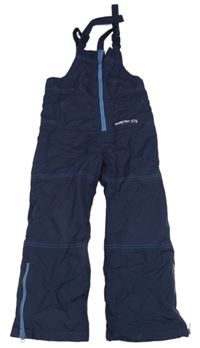 Tmavomodré šusťáková funkční laclové oteplovačky Impidimpi