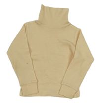 Světlebéžový vlněný thermo rolák 