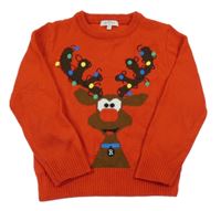 Červená mikina se sobem Urban