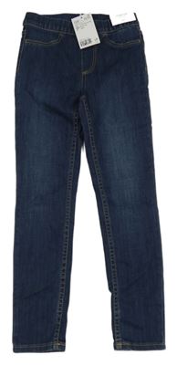 Nové - tmavomodré džegíny H&M