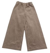 Pudrově fialové plyšové tepláky Lindex