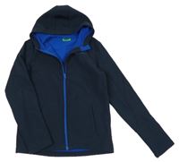 Tmavomodrá softshellová bunda s kapucí Mountain Warehouse