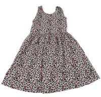 Sivo-ružovo-čierne leopardí šaty Primark