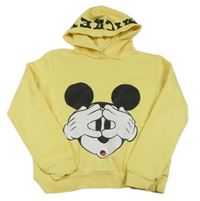 Žltá mikina s Mickeym a kapucňou C&A