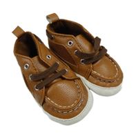 Nové - Hnědé koženkové capáčky vel. 17