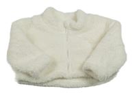 Smotanová huňatá oversize mikina