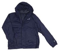 Tmavomodrá šušťáková vodeodolná vetrovka s kapucňou Peter Storm