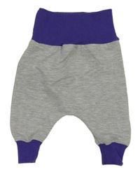 Sivo-fialové tepláky