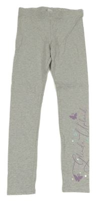 Šedé melírované legíny Wicked