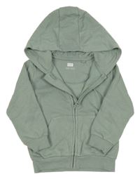 Zelenošedá prepínaci mikina s kapucňou F&F