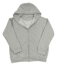 Sivá melírovaná prepínaci mikina s kapucňou zn. PRIMARK