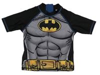 Šedo-černé UV tričko s Batmanem DC