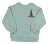 Svetlomodrá mikina s medvedíkom M&S