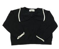 Čierny sveter s mašlou H&M