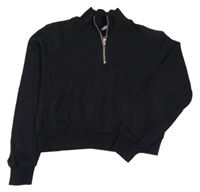 Čierna crop mikina H&M