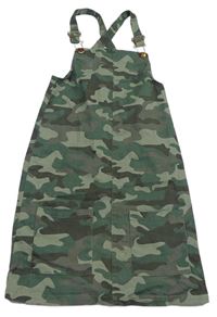 Kaki-sivé army rifľové šaty zn. Pep&Co.