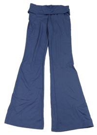 Modré flare legíny H&M