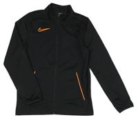 Čierna športová prepínaci funkčná mikina s logom zn. Nike