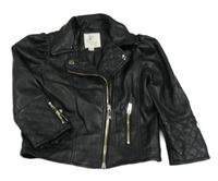 Čierny koženkový podšitý krivák River Island