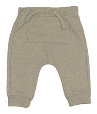 Béžové melírované tepláky s vreckom Nutmeg