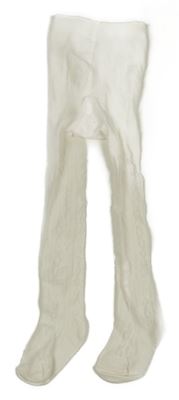 Smotanové vzorované pančuchy George