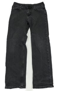 Černé relaxed fit tapered rifle H&M