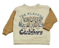 Béžovo-hnedá mikina s Paw Patrol Nickelodeon