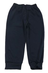 Tmavomodré tepláky Shein