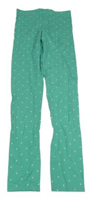 Zelené puntíkaté legíny Tchibo