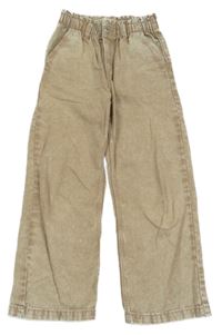 Hnedé široké rifle H&M