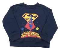 Tmavomodrá mikina so Supermanem Sinsay