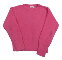 Ružový crop sveter Primark