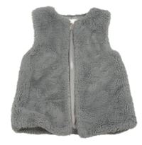 Šedá kožešinová podšitá vesta Primark