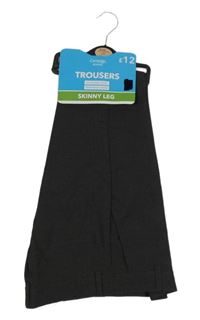 Nové - tmavošedé společenské chino kalhoty George