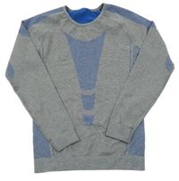 Sivo-modré funkčné thermo tričko Crivit