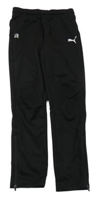 Černé sportovní tepláky s logem Puma