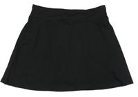 Čierna športová sukňa s všitými kraťasy H&M