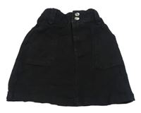 Čierna rifľová sukňa Primark